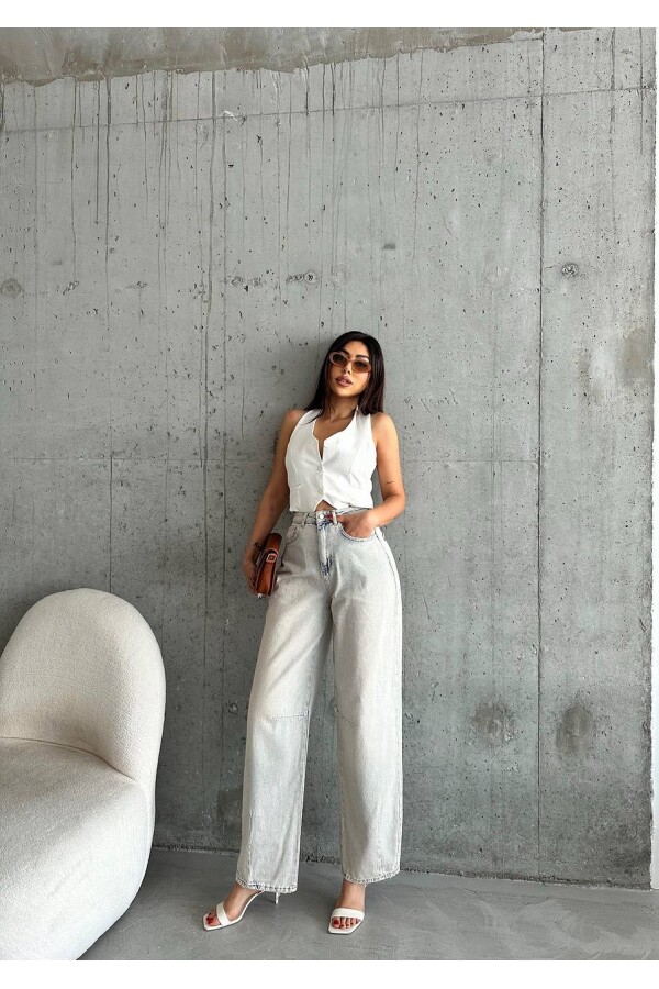 W1864 Balloon Açık Mavi Jean 