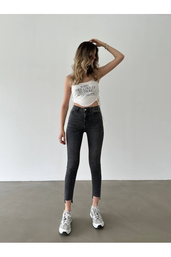 Bayan Dar Paça Kot Pantolon