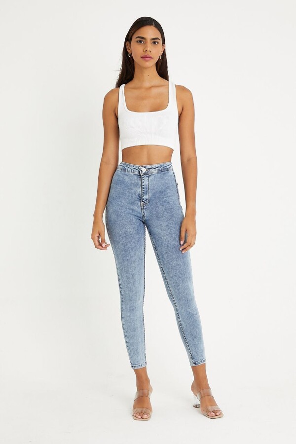 Bayan Dar Paça Kot Pantolon