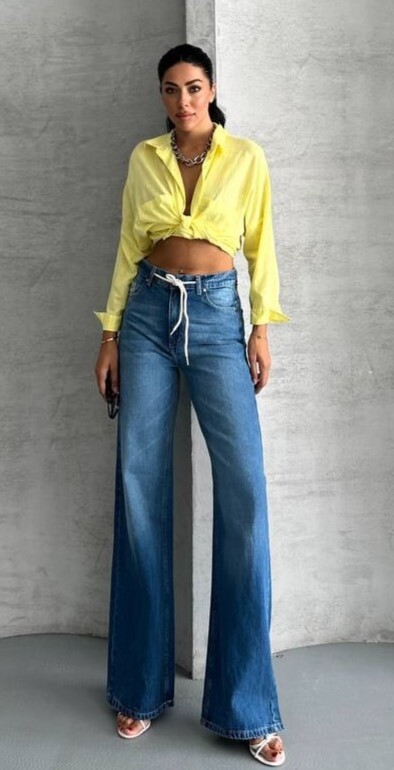 Bayan Yüksel Bel Pantolon