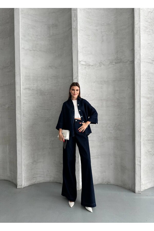 Yeni Sezon Kot Pantolon-Ceket Takım