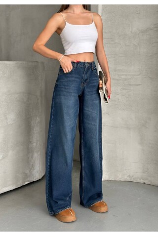 .Yeni Sezon Baggy Kesim Kot Pantolon