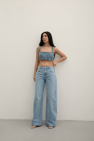 Bayan Denım Crop